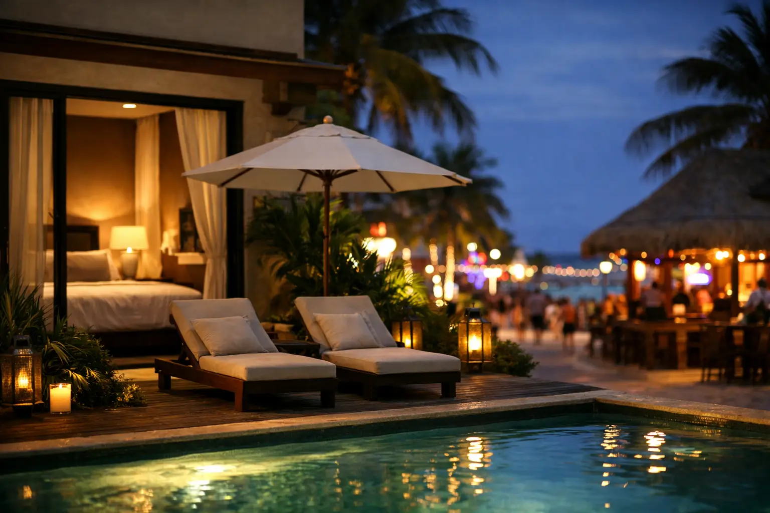 Quiet Hotel Near Nightlife Playa del Carmen